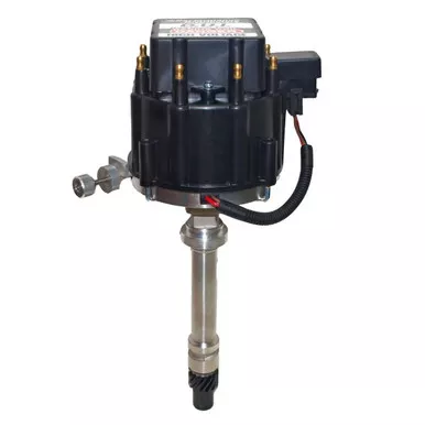 Performance Distributors D.U.I. Racing Distributor SBC w / Instant Timing Knob Bk ITK127212BK