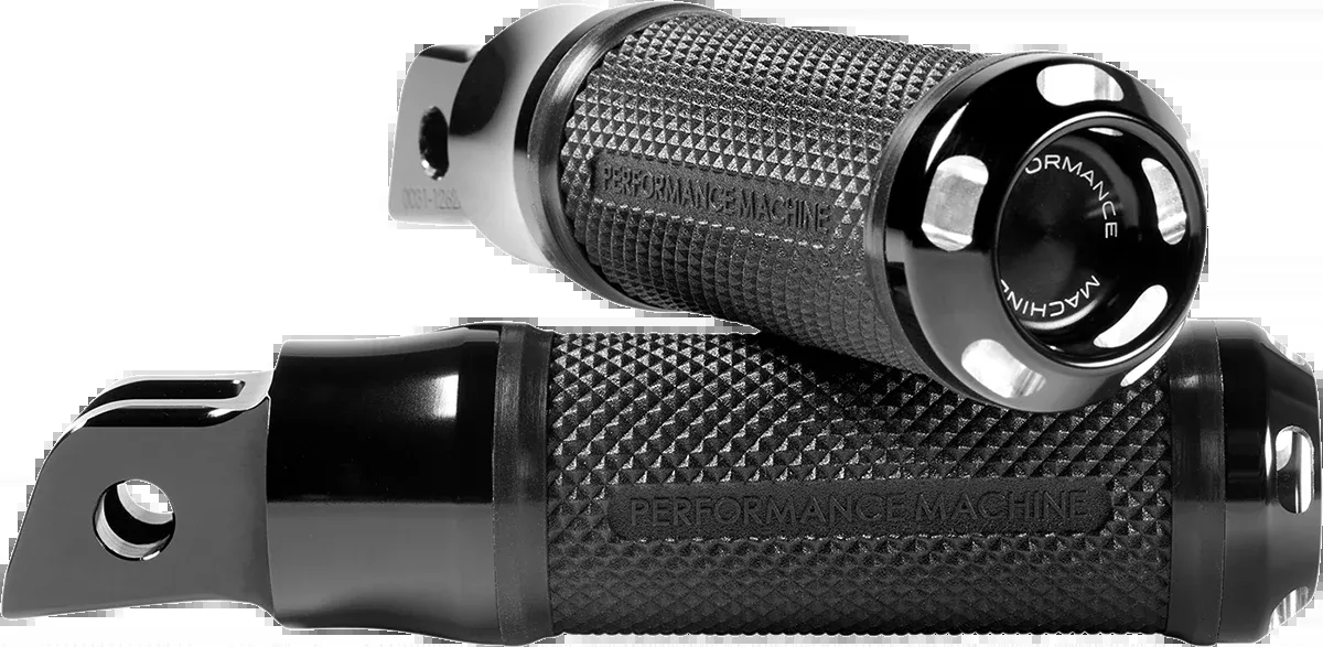 Performance Machine Apex Driver Footpegs Black 2018-2020 Harley Softail FLSL