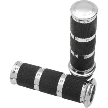 Performance Machine Contour Grips – 0063-2087-CH For Harley Motorcycles 2008-2020