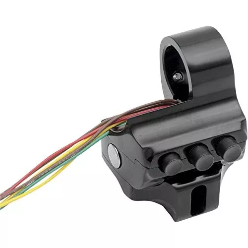 Performance Machine Contour Switch Housing (4-Button Brake) (Black)