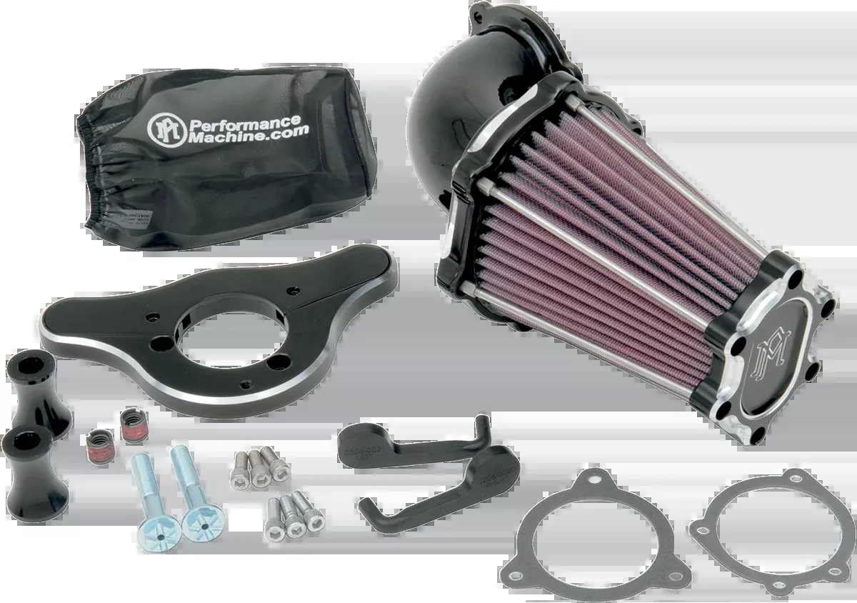 Performance Machine Contrast Fast Air Cleaner Filter 93-17 Harley Touring FXDF