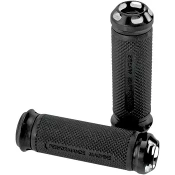 Performance Machine Elite Grips – 0063-2044-BM For Harley Motorcycles 2008-2020