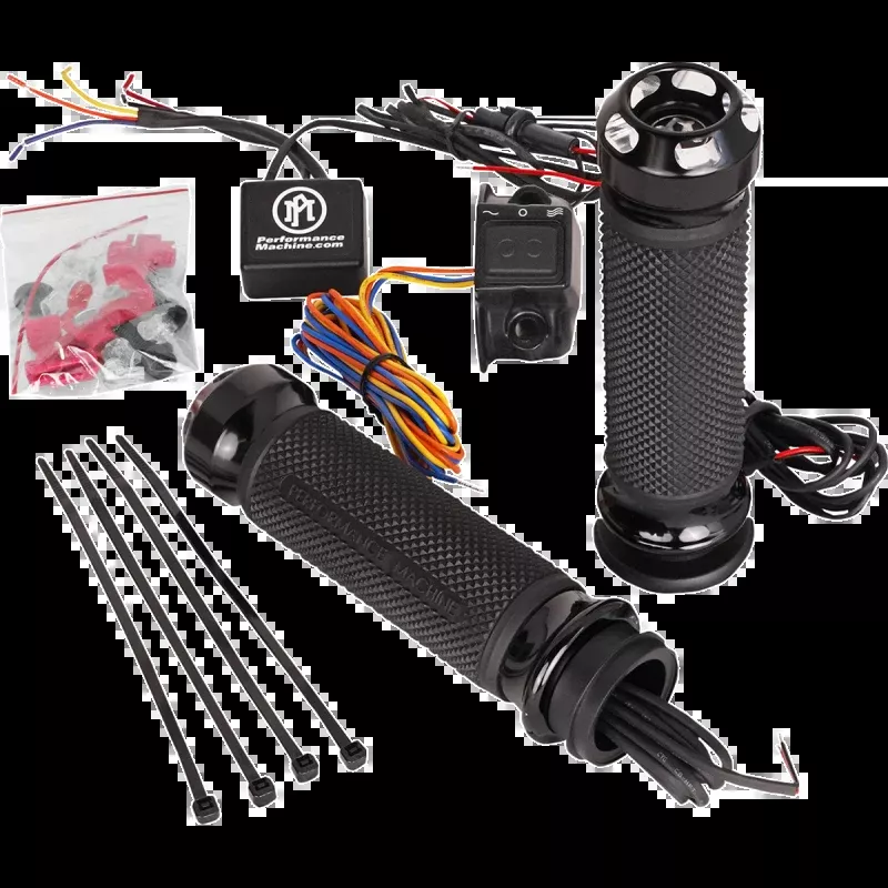 PERFORMANCE MACHINE HEATED APEX GRIPS HARLEY DAVIDSON MODELS