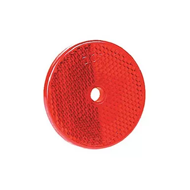 Peterson Manufacturing B477R Reflector, Center-Mount, Round, 2.375in.
