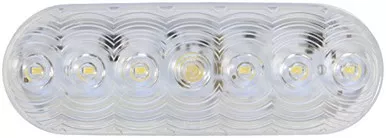 Peterson Manufacturing V821KC-7 LED Back-Up Light Oval Clear