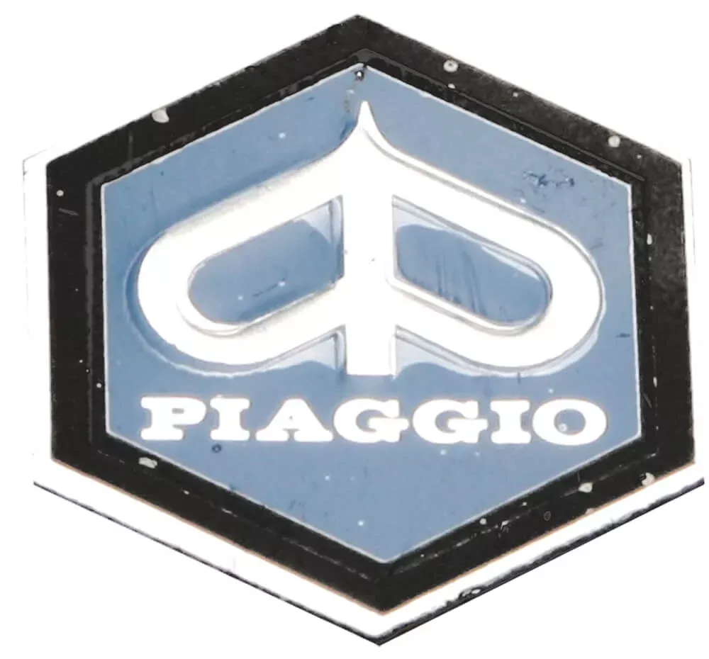 Piaggio Logo Front Emblem - Vintage Vespa P/PX