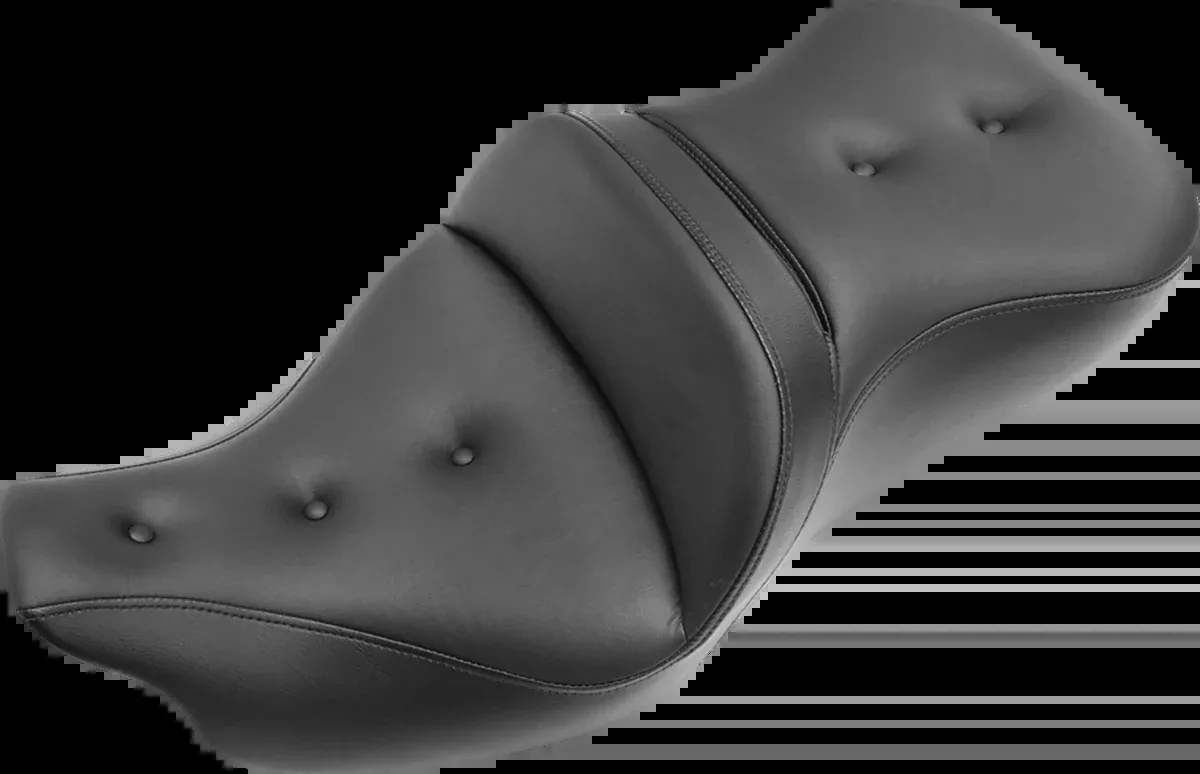Pillow-Top Roadsofa™ Seat - with Backrest - Black - FLH/FLT '08-'24