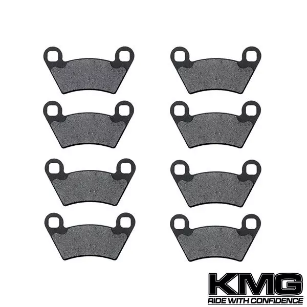 Polaris Ranger Series 10 Front + Rear Non-Metallic Organic NAO Brake Pads Set