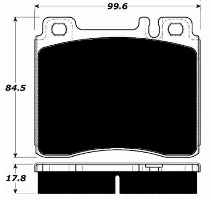 Porterfield Brake Pads for 1999 MERCEDES-BENZ S600