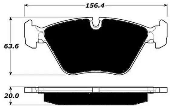 Porterfield Brake Pads for 2001 BMW 330 Series E46