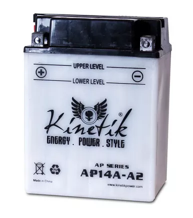 Power-Sonic CB14A-A2 Motorcycle Battery (superseded by WPX14AH-BS)