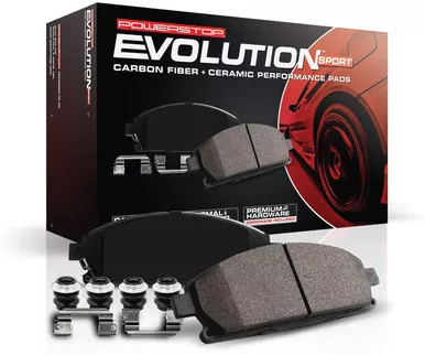 Power Stop Z23-792 Rear Evolution Sport Carbon Fiber Infused Ceramic Brake Pads