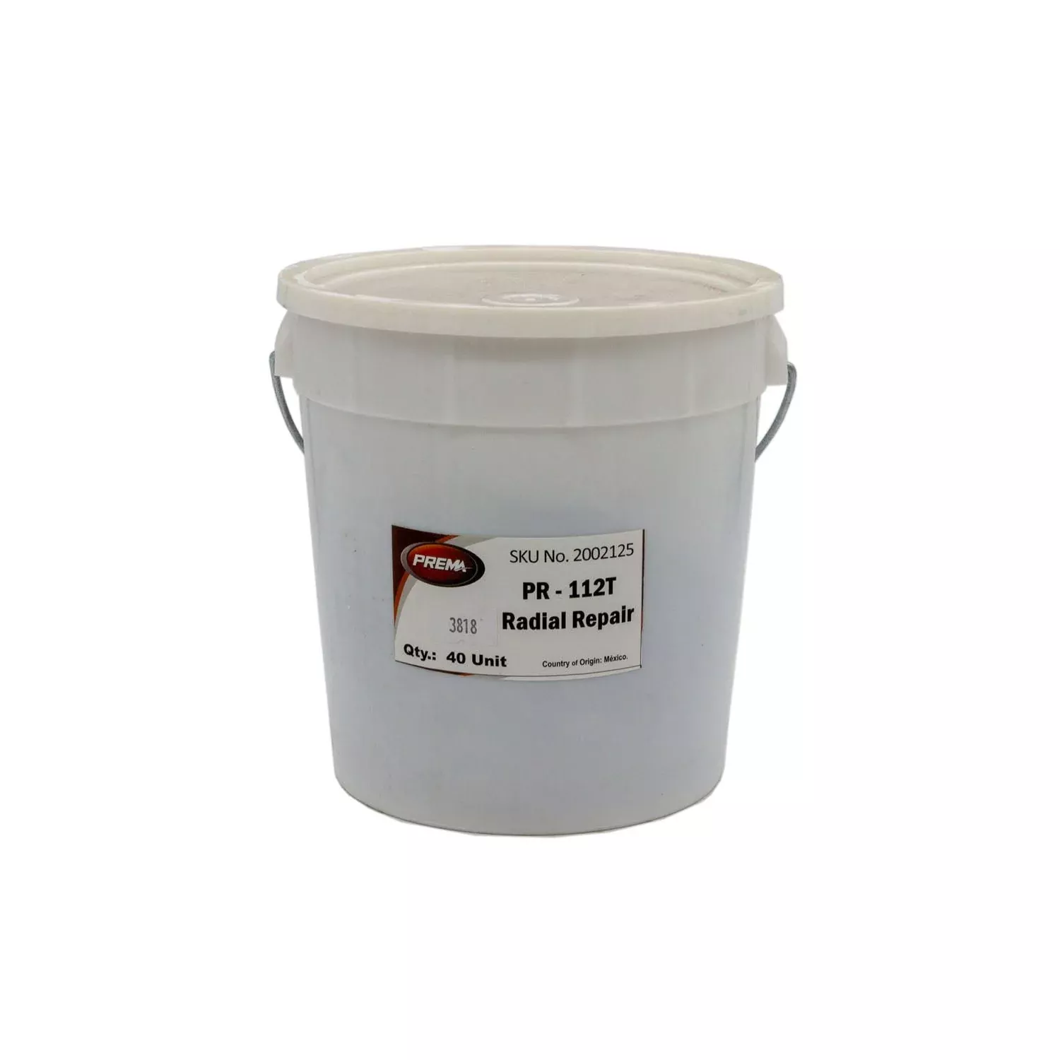 Prema PR-112T Radial Tire Patch 3″ x 4-3/4″ 1 Ply Tub of 40