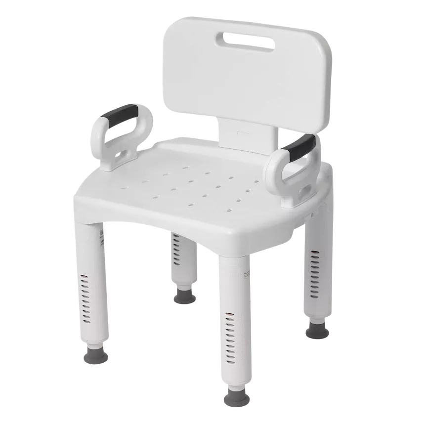 Premium Series Shower Chair w/ Back & Arms