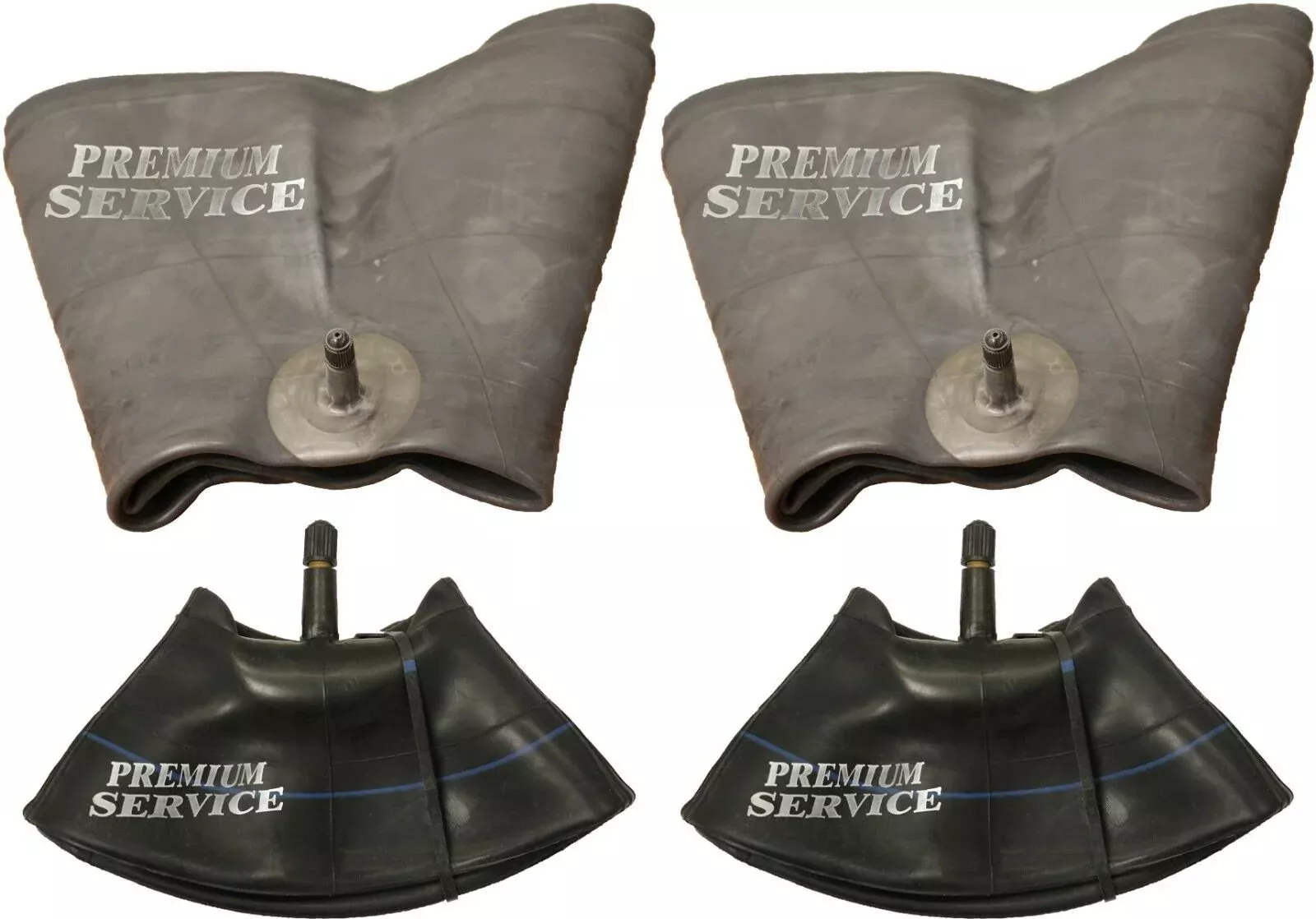 Premium Service Lawn Mower Tire Inner Tube Bundle 2 – 15×6.00-6 / 2 – 20×10.00-8