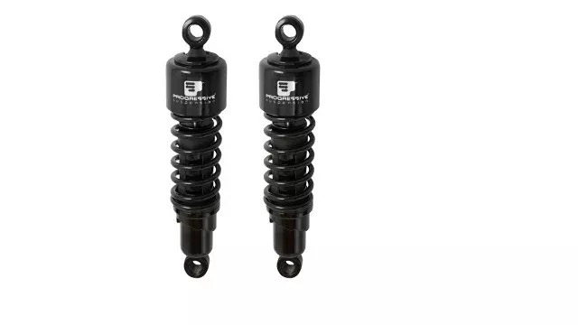 Progressive 412 Black 12.5" Standard Rear Shocks for 91-17 Harley Dyna FXD FXDWG