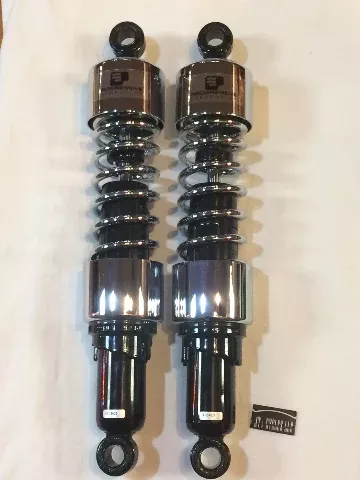 Progressive 412 Chrome 12" Standard Rear Shocks for 2004-2022 Harley Sportster