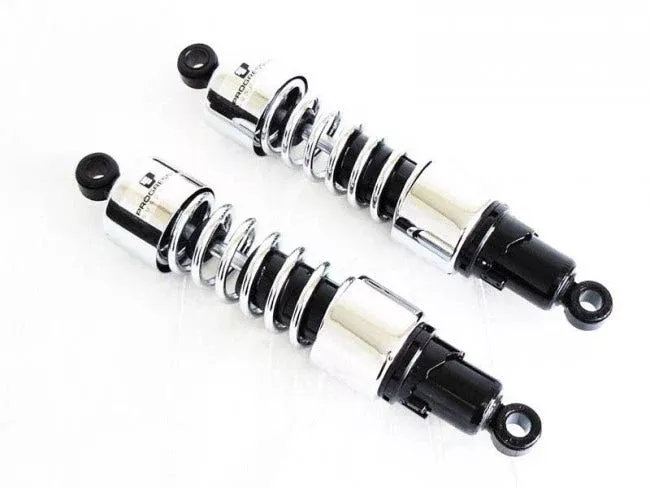 Progressive 412 Series Chrome 11" Standard Duty Shocks 73-86 Big Twin