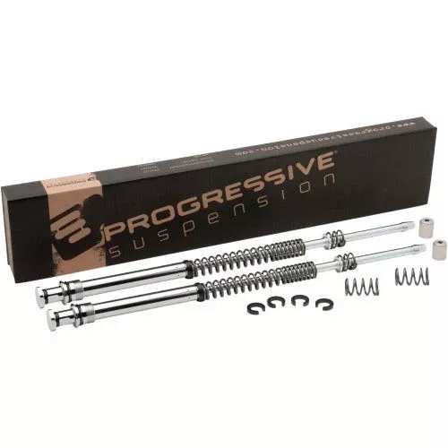 Progressive Monotube Fork Cartridge Lowering Kit for Harley 00-15 FLST Softail