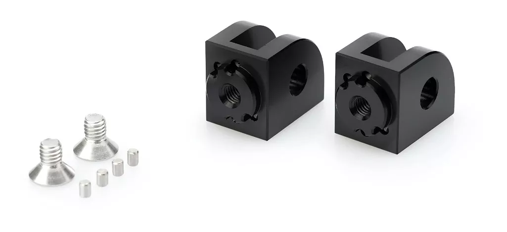 Puig Adjustable Rider Footpeg Mounts Triumph 660cc-1200cc 2009-2026