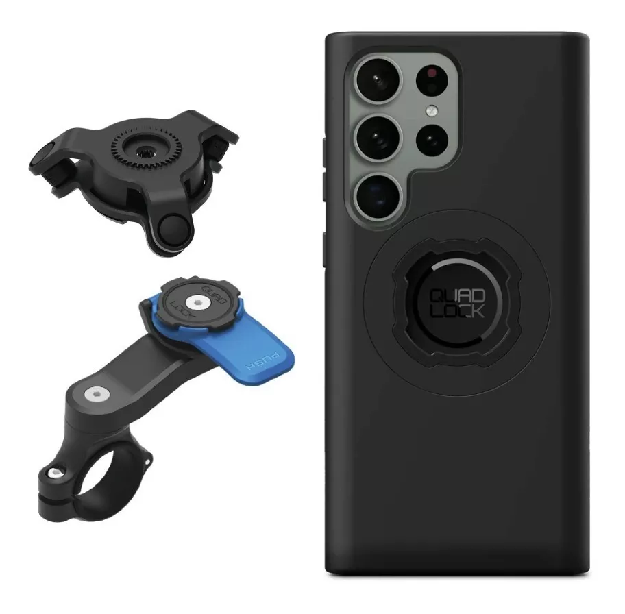 Quad Lock MAG Case with Handlebar Mount Kit & Vibration Damper For Samsung Galaxy