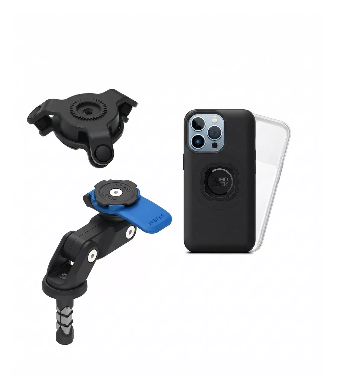 Quad Lock MAG Case with Stem Mount V2 Kit & Vibration Damper For iPhone