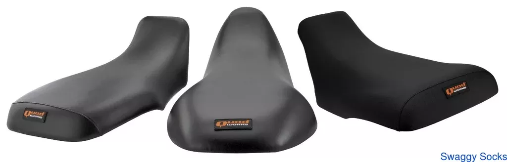 Quad Works Black Seat Cover for 2005-10 Yamaha YFM350 Raptor – 30-43505-01