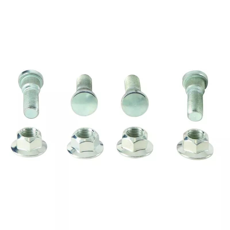 QuadBoss 16-18 Kawasaki KAF1000 Mule Pro-DX Front Wheel Stud & Nut Kit