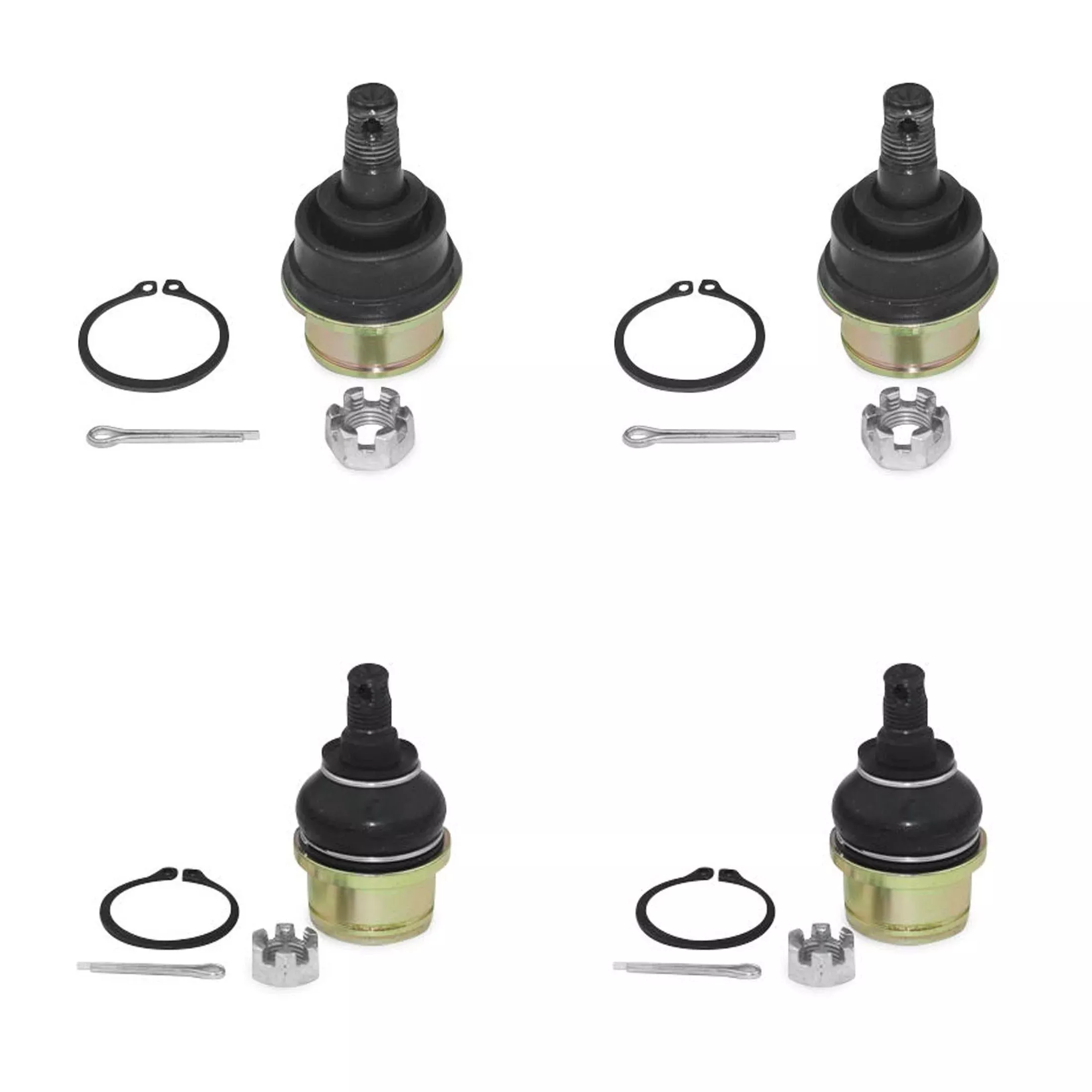 QUADBOSS Complete Ball Joint Lower and Upper Kit for Honda TRX420 TM 2007-2013