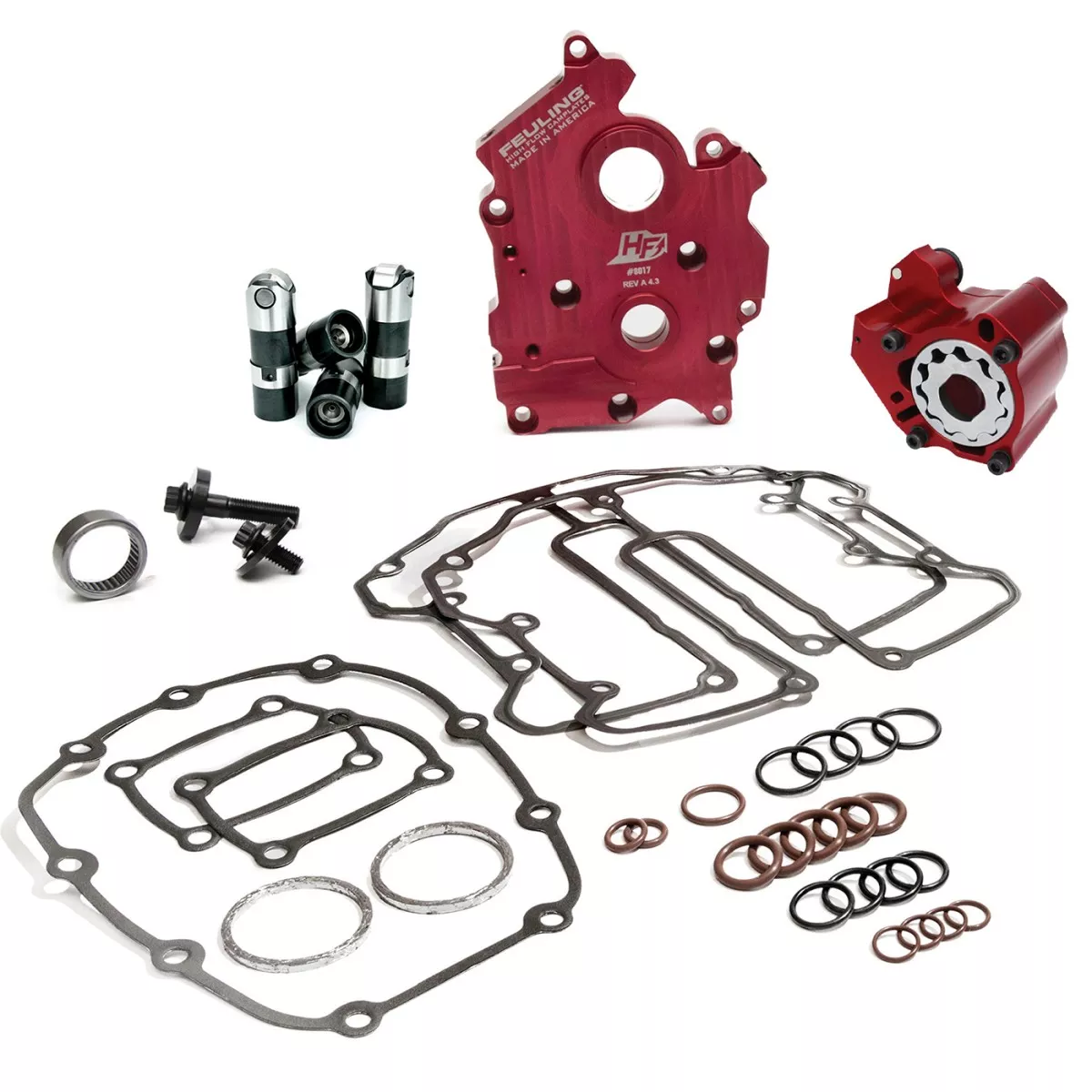 RACE SERIES OILING SYSTEMw/Short Travel Lifters, CENTER/WATER COOLED ENGINES