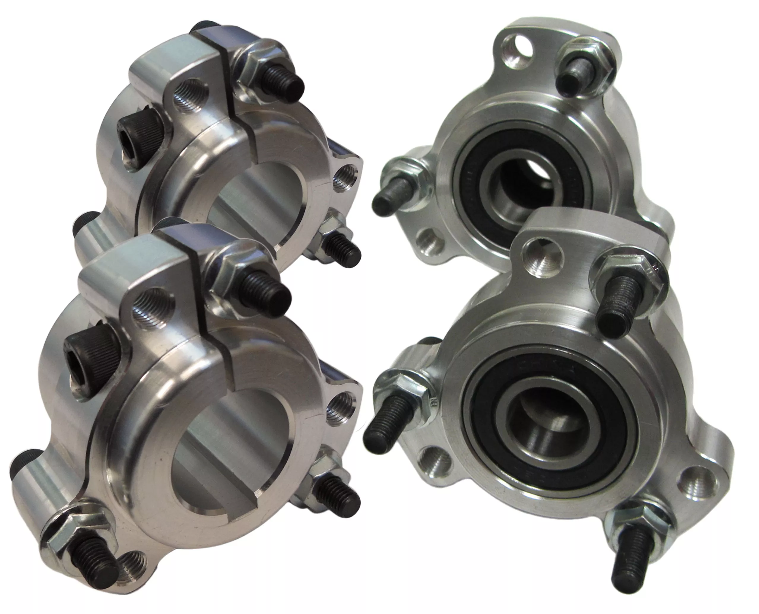 Racing Wheel Hub Set (1" Bore)Front & Rear Hubs | 2.5" Bolt Circle