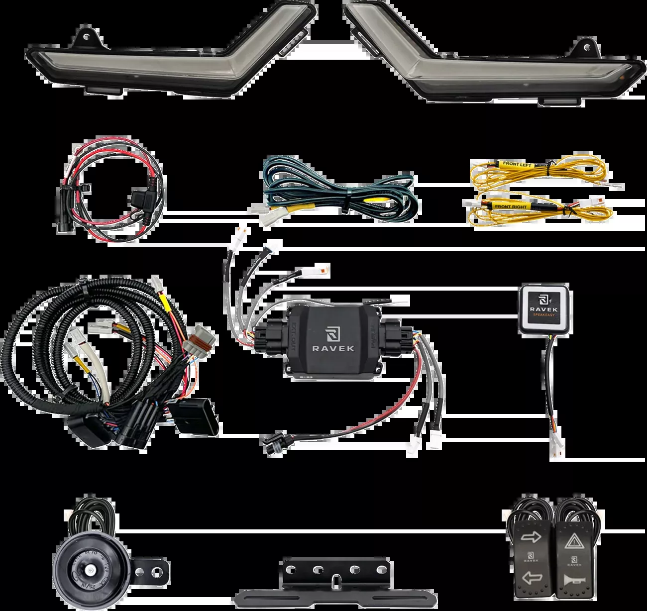 RAVEK 65-5000SR Can-am Commander 2020-2023 Speakeasy Turn Signal Kit