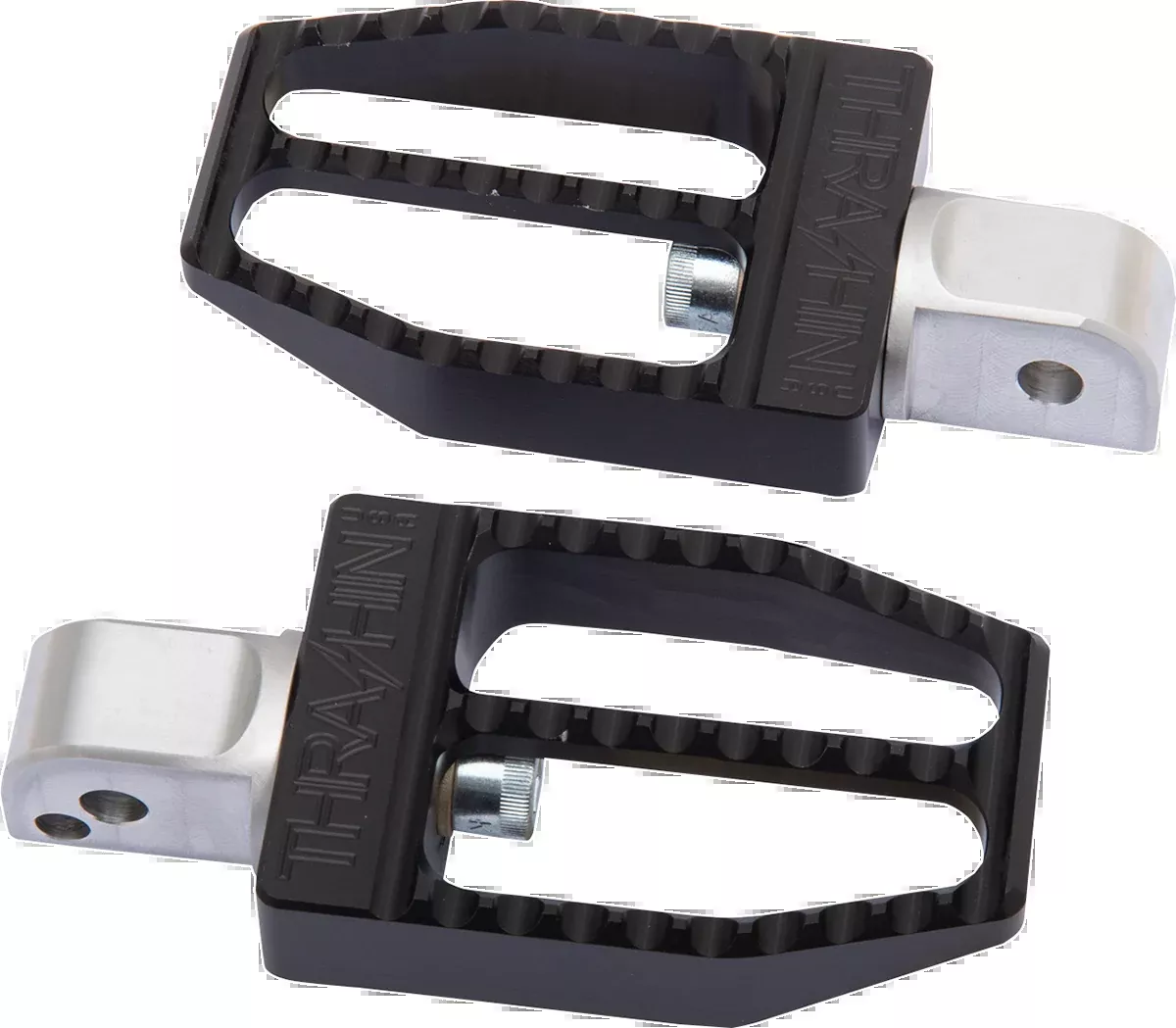Rear Militant Footpegs - Black - Softail