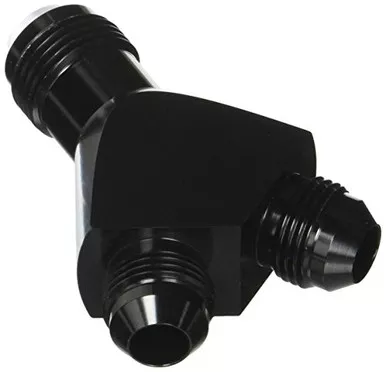 Red Horse Performance 930-10-08-2 -10 Single Inlet to -08 Dual Outlet - Black