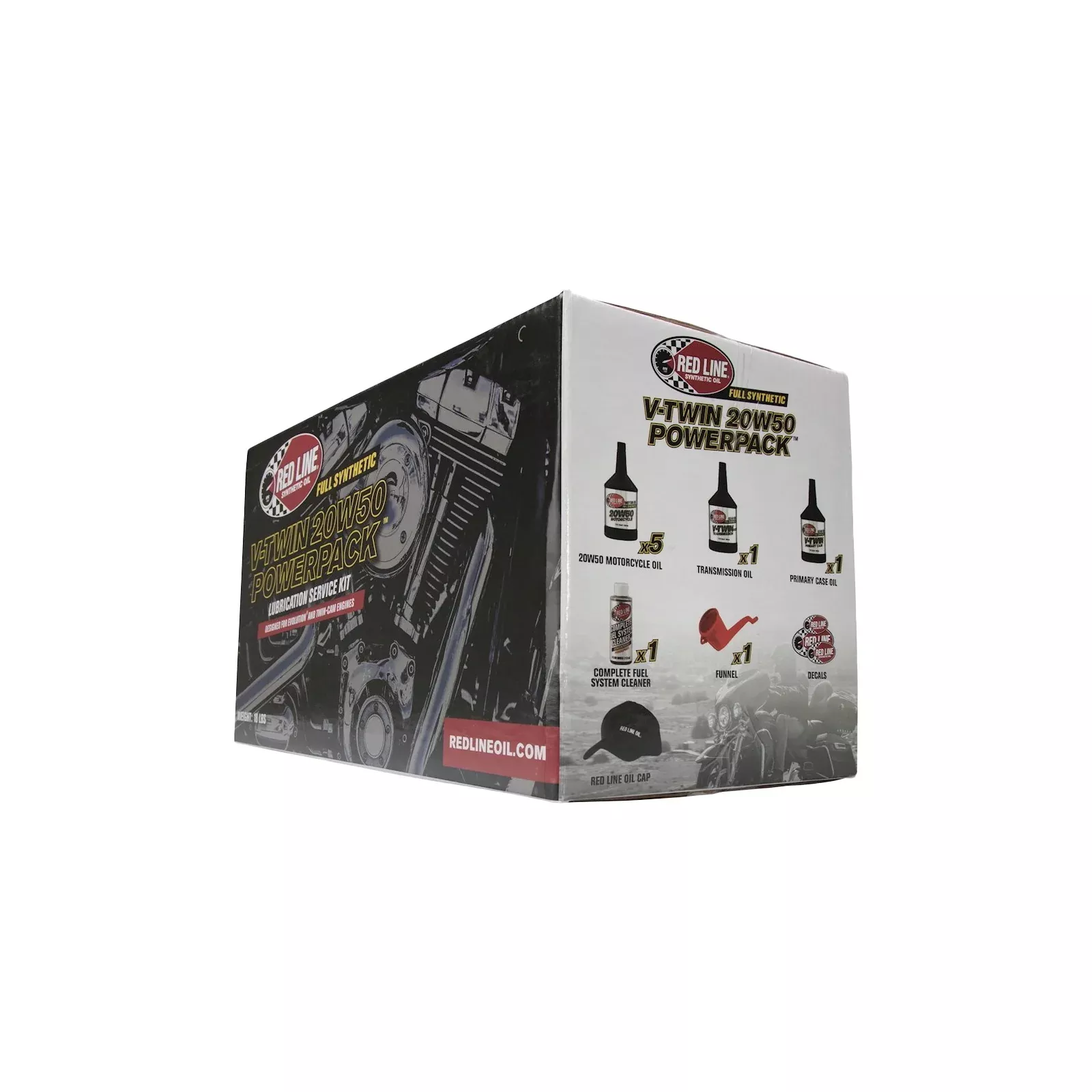 RED LINE – BIG TWIN POWERPACK 20W50 OIL CHANGE KIT