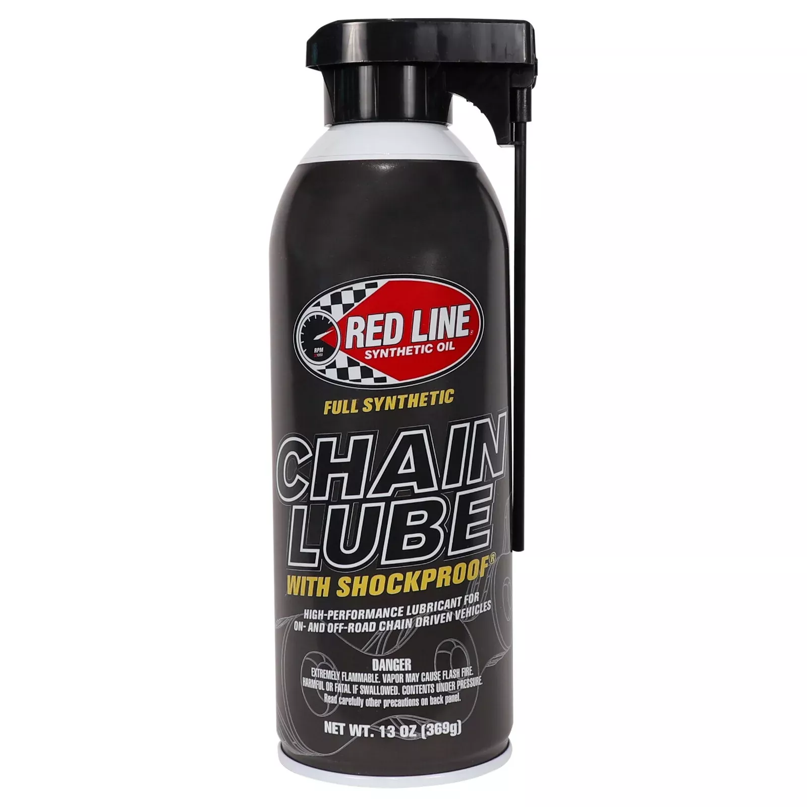 RED LINE – CHAIN LUBE/W SHOCKPROOF 13 OZ (6 /CASE SOLD EA)