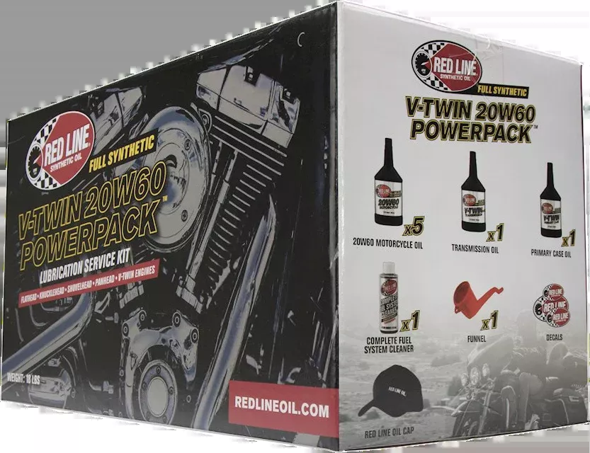 REDLINE BIGTWIN FULL SYN POWERPAK OIL CHANGE KITS HARLEY DAVIDSON