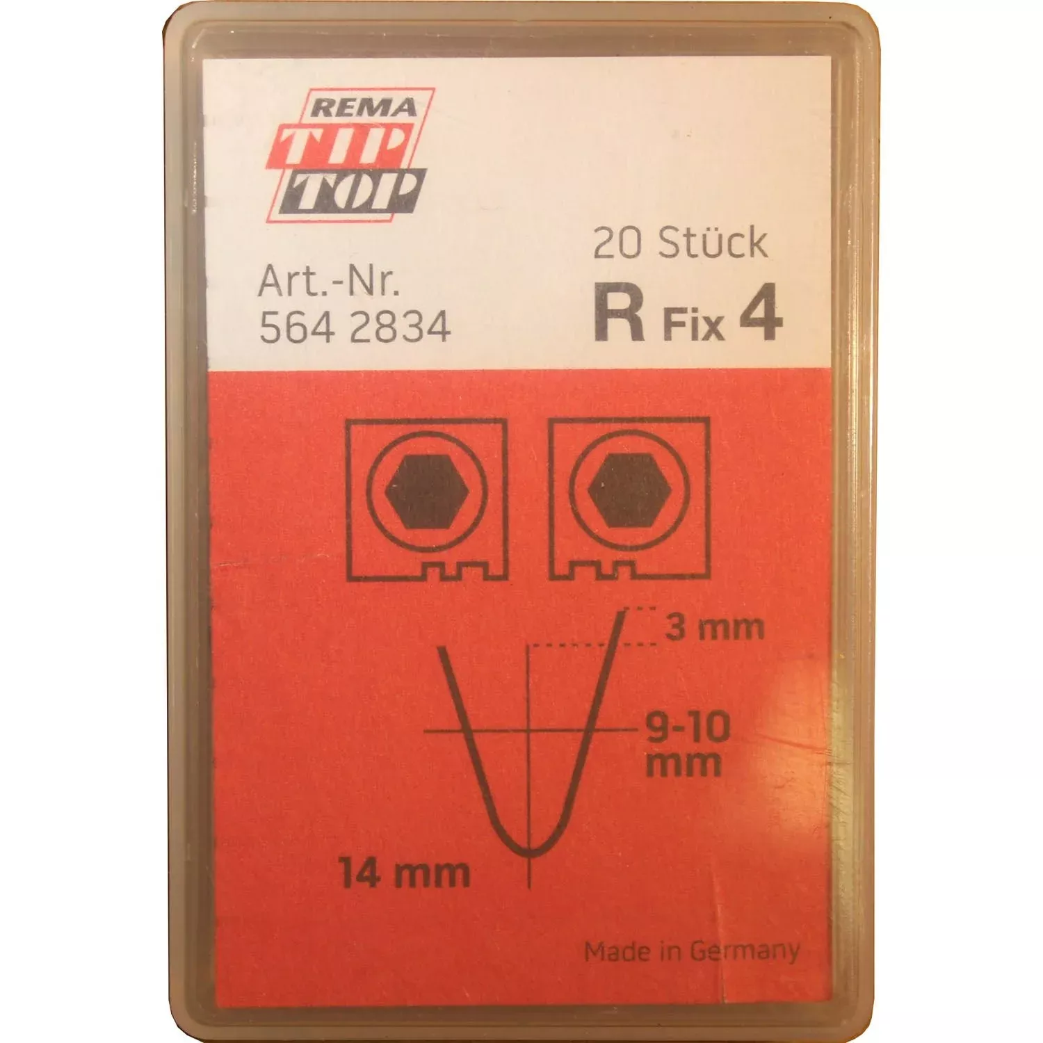 REMA TIP TOP R-4 Round Tire Regroover Blade 9 - 10mm Pack of 20
