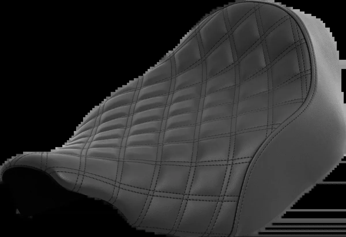 Renegade Solo Seat - Lattice Stitched - Black - FLT/FLH '23-'24