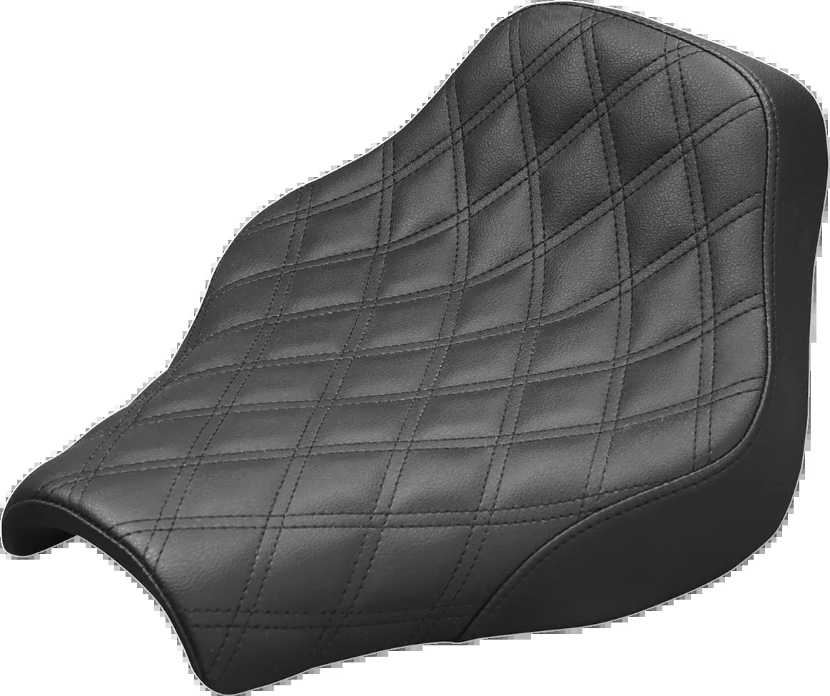 Renegade Solo Seat - Lattice Stitched - Black - FX '18-'23