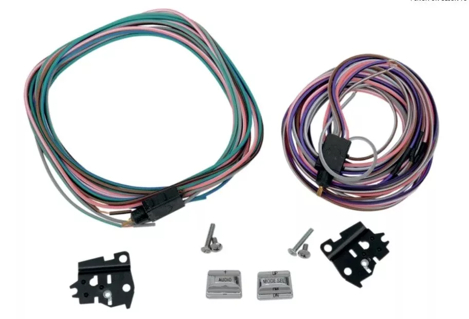 Replacement Handlebar Control Radio Switch Kit Chrome for Harley 96-13 FLH