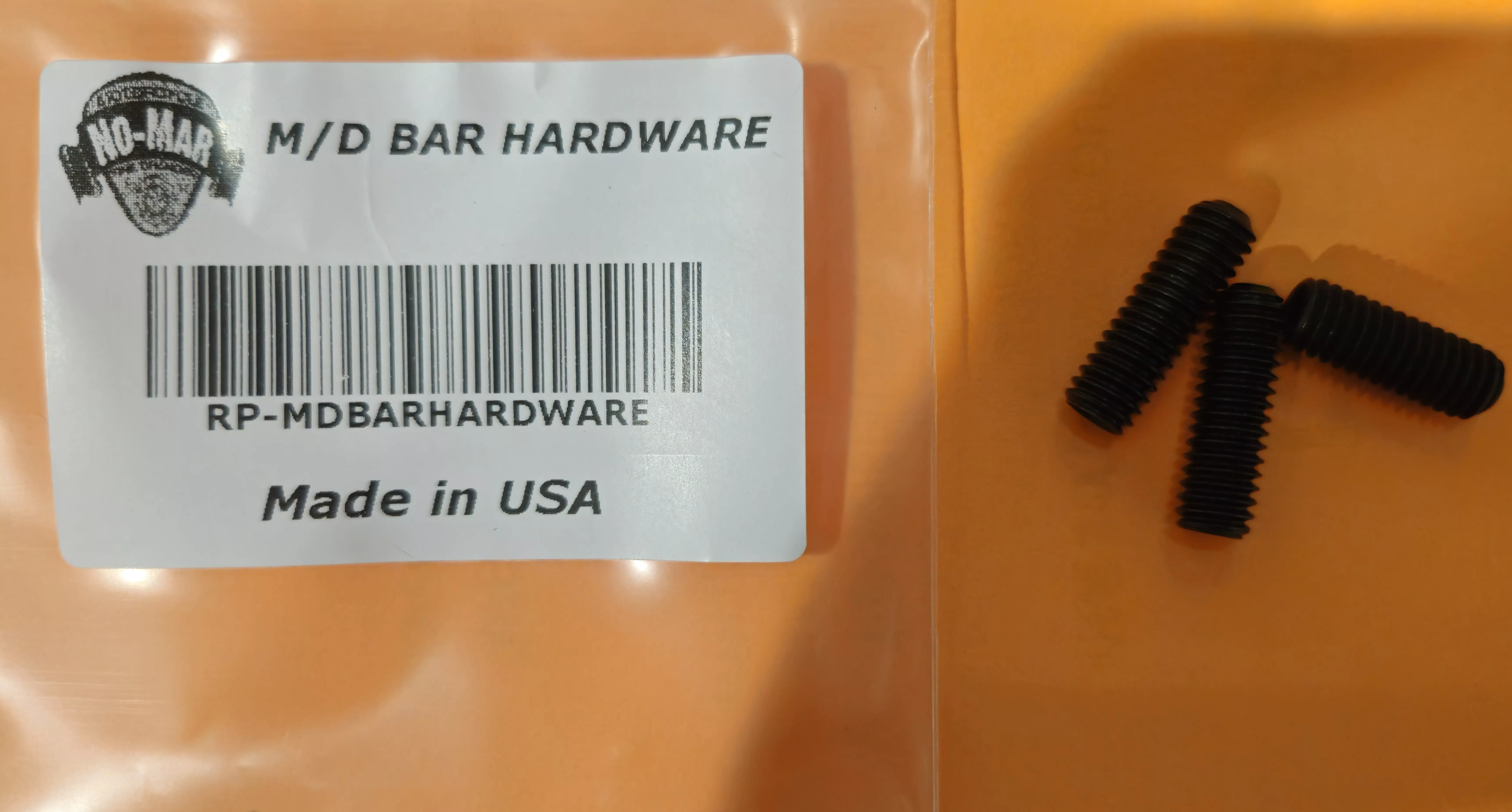 Replacement Mount/Demount Bar Set Screw Pack