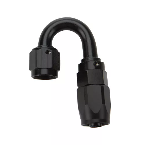 Reusable Hose End Black 180 Deg Elbow -16 ALL49386