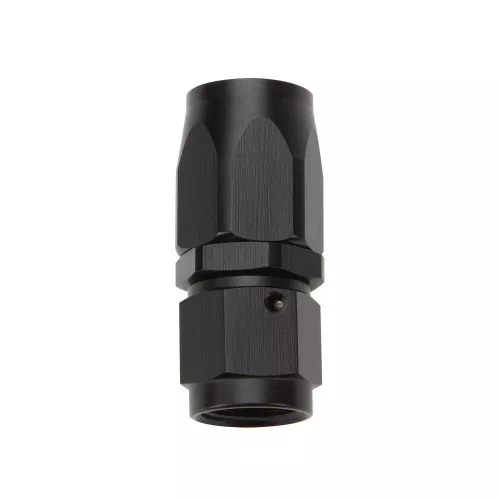 Reusable Hose End Black Straight -8 ALL49313