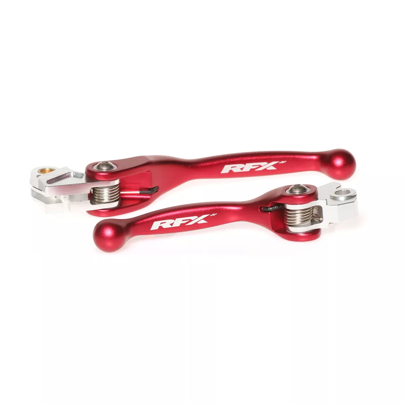 RFX FXFL 30100 55RD 2001-2010 Kawasaki KX85 Flexible Lever Set Red