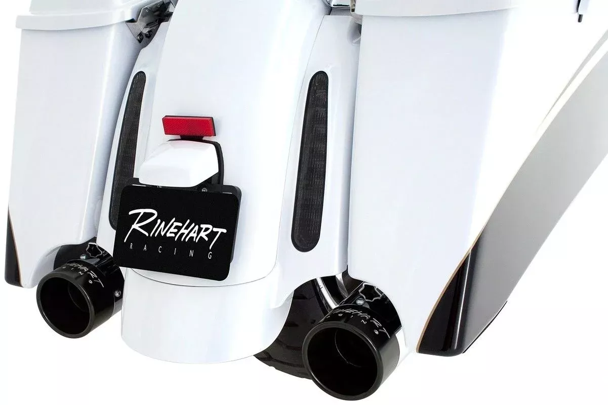 RINEHART EXTREME TRUE DUAL EXHAUST SYSTEMS HARLEY DAVIDSON BAGGER 97-08