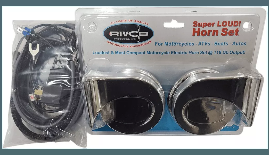 Rivco 118 db Electric Horn for Harley Davidson Models