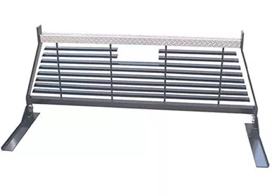 RKI WG15B Black Rear Window Grille Ladder Rack for Trucks