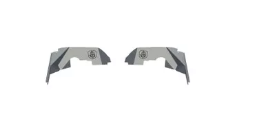 Road Armor 518LFF0Z STEALTH FRONT FENDER LINERS - STAINLESS