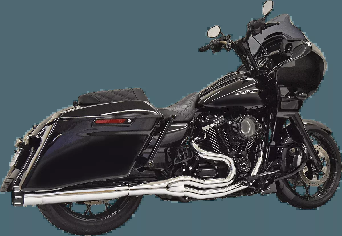 Road Rage 2-into-1 Exhaust for High Performance Motors / '17-'23 Bagger